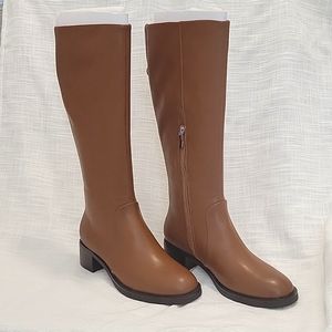 Brown Heeled Boots